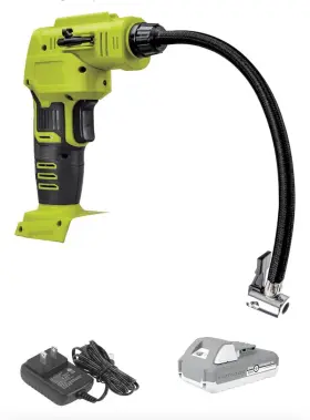 24v-ajc1-lte-p1 Sun Joe 842470135017 Auto Cordless Air Compressor Kit With 2.0 Ah Battery And Charger