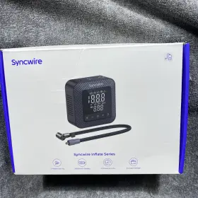 Syncwire 973383079205 Digital Tire Inflator Portable Air Compressor Pump 12v Or Battery Power