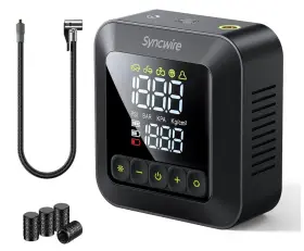 Sw2004 Syncwire Tire Inflator Portable Air Compressor 150psi Pump For Car Tires 3x Faster