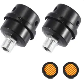Sythers 705353084843 2 Pcs Air Compressor Silencer Filter Metal Intake Noise Mu Sythers 705353084843 2 Pcs Air Compressor Silencer Filter Metal Intake Noise Mu
