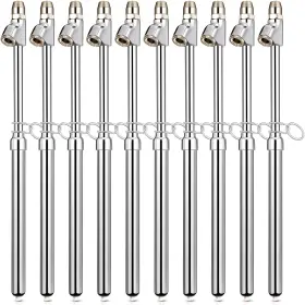 Ug-tallew-3237 Tallew 10 Pack Tire Pressure Gauge Silver Heavy Duty Air