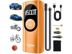 Tccbac 860012408504 Tire Inflator Air Compressor Orange Full Size