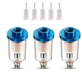Terberlskua30252 Terberl 3pack Oil Water Separator For Air Line 1/4ftft Npt Inlet And Outlet C