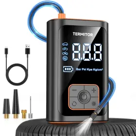 Termitor 941513530568 Compresor De Aire Para Carro Portatil Inflador Llantas Moto Bicicleta Accesorios