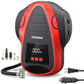Tms-3015 Teromas Tire Inflator Air Compressor Portable Dc/ac Pump For Car Tires 1