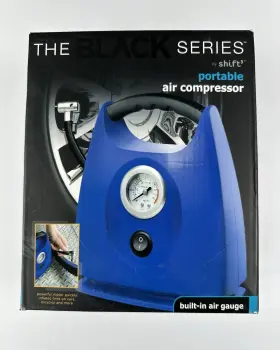 The Black Series By Shift 3 694202107812 Portable Air Compressor 150 Psi 8ft Cord Open Box New