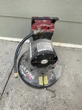 T-304p Thomas Ultra Air-pac M 4.5 Gal Air Compressor Untested Oil-less 100 Psi