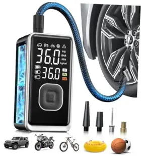 Dwc01 Tire Inflator Portable Air Compressor 2x Faster Inflation Cordl Cordless Compres