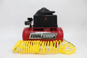 207-1525 Tool Shop 2-gallon 100 Psi Portable Electric Hot Dog Air Compressor - At01101