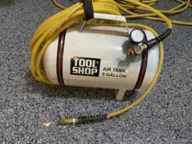Mo2071804 Tool Shop Vintage 5 Gallon Portable Air Tank With Accessories