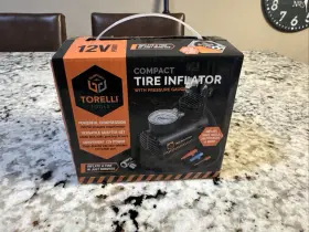 Invoo774 Torelli Tools #invoo774 Tire Inflator Air Compressor Portable 150 Psi 12 Volt Adaptor New