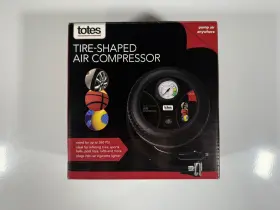 Totes 490441502209 Tire Shaped Air Compressor 260 Psi