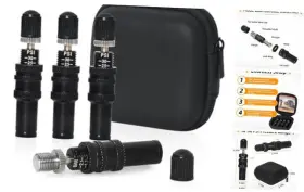 170610 Touautogear Automatic Adjustable Tire Deflator Valve Kit Auto-stop Offroad Accessories