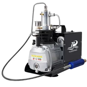 Txes022 Tudiving Pcp Air Compressor 4500psi/300bar High Pressure Auto Stop 35l/min