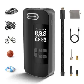 Tl-inf001-n Turbovolt Tire Inflator Portable Air Compressor 150psi Rechargeable 2x Faster Cordless