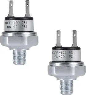 Tuxihapp Tuxihapp-thp-300 2pcs Air Pressure Switch 90-120 Psi 1/8 Inch -27 Npt Dc 12v/24v Compressor