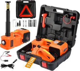 Tyayt 748327995400 Electric Car Jack Kit 5 Ton 12v Floor Portable Hydraulic With Impa