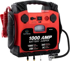 Tyrell Chenergy 313115156198 Car Battery Jump Starter Air Compressor Portable Tire Inflator 260psi 1000amp