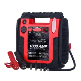 1800a Tyrell Chenergy Hh744 New Upgrade Car Battery Jump Starter With Air Compressor 20000mah 12v