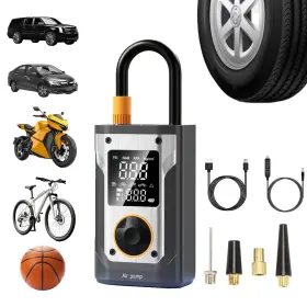 Mx0004 Tzuoen Tire Inflator Portable Air Compressor - 150 Psi Pump For Car Tires With 1