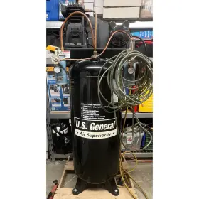 U.s. General Us660v U.s. Air Compressor 130 Psi Max Model Rarely Used Garage Home
