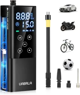 150ps Uabrla 716151945540 Tire Inflator Portable Air Compressor2x Faster Pump 7800mah And