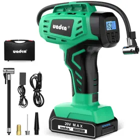Uadca 716035915775 Tire Inflator Air Compressor 20v Rechargeable Battery Powered 160psi Portable Ha