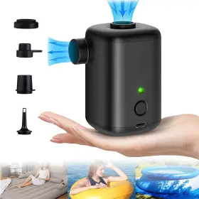 Ap100 Uten 2speed Mini Electric Air Pump For Inflatable Mattress Camping Bed Pool Party