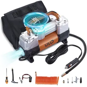 As02003 Uup Portable Digital Car Tire Inflator With Gauge Auto Shut-off 150psi 12v Dc Do