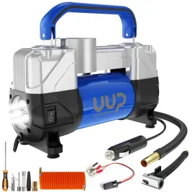 Ss02005 Uup 150psi Portable Tire Inflator Air Compressor With Led Light For Truck Suv Car