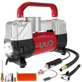 Ss02007 Uup Tire Inflator Air Compressor 150psi 12v Dc Double Cylinders Heavy Duty Porta