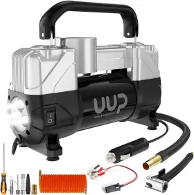 Ss02008 Uup Tire Inflator Air Compressor 150psi 12v Dc Double Cylinders Heavy Duty Portable