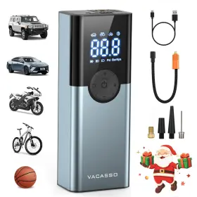Czk-3688 Vacasso Tire Inflator Portable Air Compressor With Digital Pressure Gauge 150psi 3x