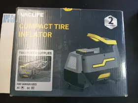 Vl708 Vaclife Quality Compact Tire Inflator 2 Power Sources New In Box