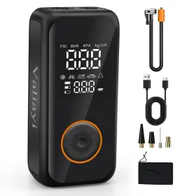 Cqb011 Valiayi Tire Inflator Portable Air Compressor 150psi Car With Pressure