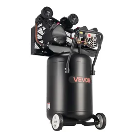 135-10a68l Vevor 20-gallon Air Compressor 2hp 6.5 Scfm At 90psi Max 135psi Oil-lubricated
