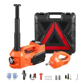Vevor 197988836414 Electric Car Jack 5 Tons /11000 Lbs Scissor With Built-in Inflat