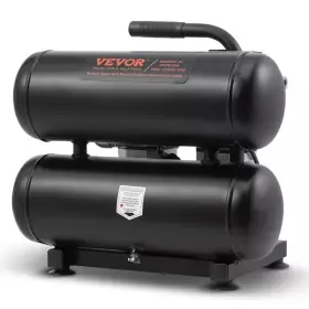 Vevor 445030916946 Air Compressor 4.6 Gal. Steel Tank 1 Hp 2.2 Cfm At 90 Psi Oil Free Compres