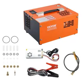 Vevor 700721041534 Pcp Air Compressor 4500psi Portable 12v Dc/110v Ac