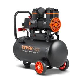 Vevor 840281544042 4.8 Gallon Air Compressor 1.2hp 2.2 Cfm 90psi Oil Free 116 Psi Max