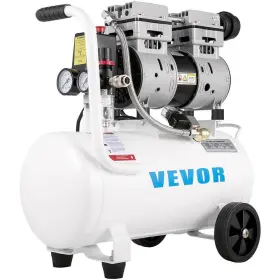 Wskyj750-25l00001v1 Vevor 6.6 Gal. 115 Psi Portable Electric Air Compressor 1 Hp Oil Free Steel Tank 750