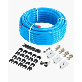 Yskqgdxt34inqp8ivv0 Vevor Air Compressor Line Kit 100 Ft. X 3/4 Inch Hdpe-aluminum Compressed Piping