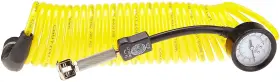Viair 818114000256 00025 5 In 1 Deflator/inflator With 25ft Extension Coil Hose Yellow