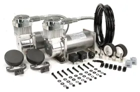 380c Viair 818114003813 Dual Air Compressor For Suspension 2 Pack 12v Continuous Duty Cycl