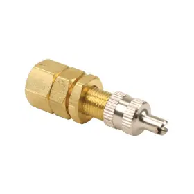 92839 Viair 818114008399 Inflation Valve For 1/4 Inch Air Line Compression Fitting Durable Gold Plated