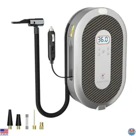 Hc-cz2201-y-v Visit The Giraffe Tools Store Portable 150 Psi Air Compressor With Digital Gauge And Led Light For Car Bike