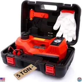 B08bym5kqc Visit The Standtall Store Electric Car Jack 12v Hydraulic Portable Quick Lift With Tire Inflator And Led