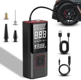 Vitalco 9866 Tire Inflator Portable Air Compressor Fast 80w 150 Psi Cordless Pump For Ca