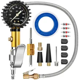 Gauge0-100 Vondior Gln007 Tire Inflator With Pressure Psi - Ansi B40.1 Accurate Larg