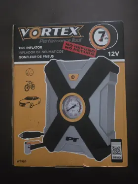 Vortex W7901 Performance Tool 12v Tire Inflator Air Compressor Car Pump
